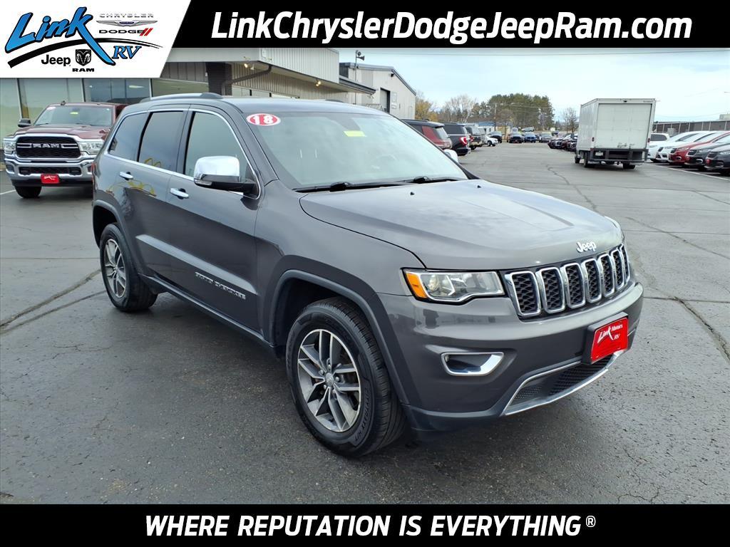 used 2018 Jeep Grand Cherokee car, priced at $14,870