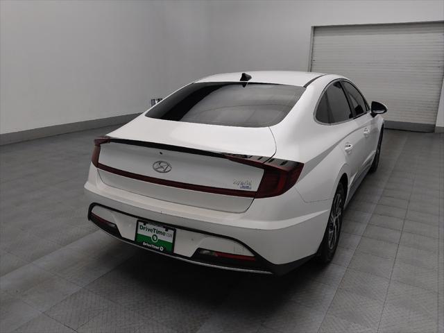 used 2021 Hyundai Sonata Hybrid car, priced at $21,695