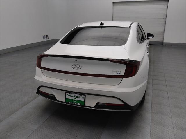 used 2021 Hyundai Sonata Hybrid car, priced at $21,695