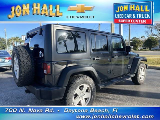 used 2017 Jeep Wrangler Unlimited car, priced at $20,978