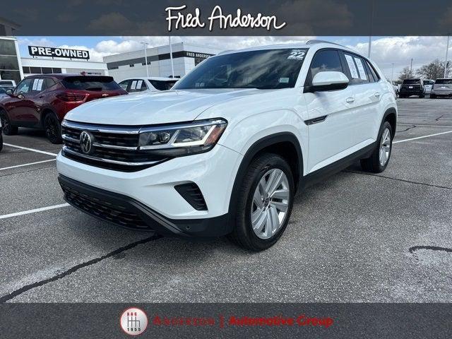 used 2022 Volkswagen Atlas Cross Sport car, priced at $24,488