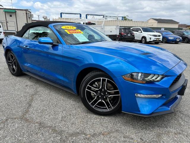 used 2021 Ford Mustang car, priced at $20,910