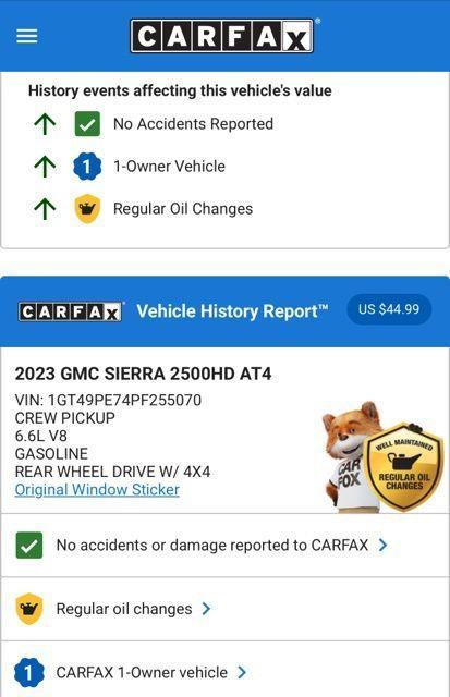 used 2023 GMC Sierra 2500 car, priced at $55,974