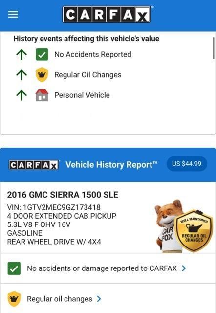 used 2016 GMC Sierra 1500 car, priced at $20,574
