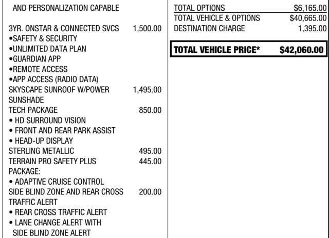 used 2023 GMC Terrain car, priced at $24,974