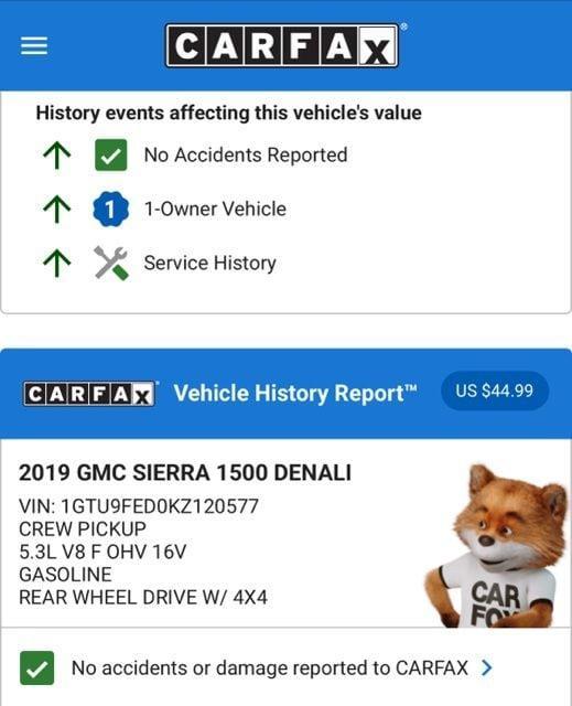 used 2019 GMC Sierra 1500 car, priced at $32,974