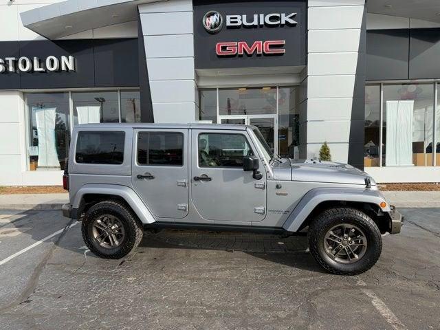 used 2017 Jeep Wrangler Unlimited car, priced at $18,754