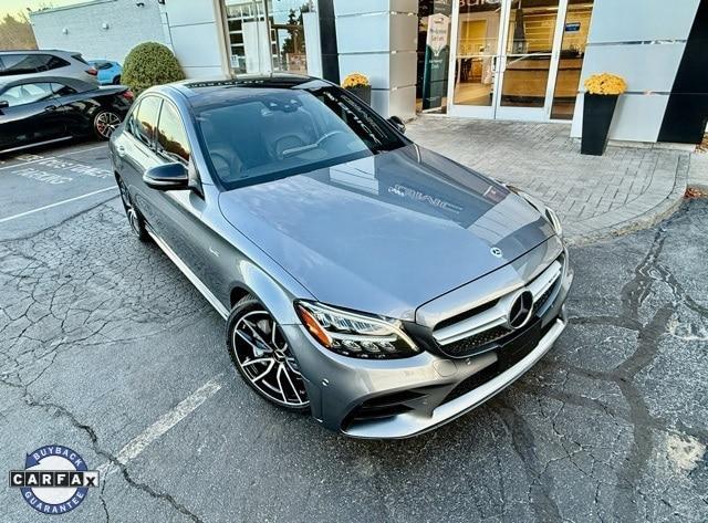 used 2021 Mercedes-Benz AMG C 43 car, priced at $43,974