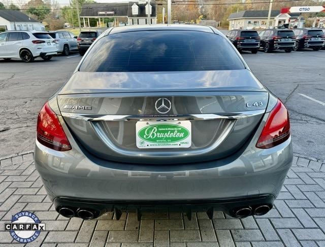 used 2021 Mercedes-Benz AMG C 43 car, priced at $43,974