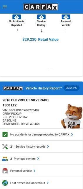 used 2016 Chevrolet Silverado 1500 car, priced at $25,974