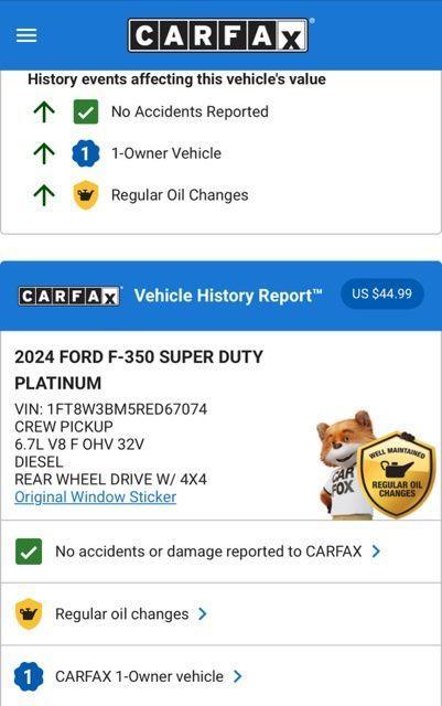 used 2024 Ford F-350 car, priced at $82,974