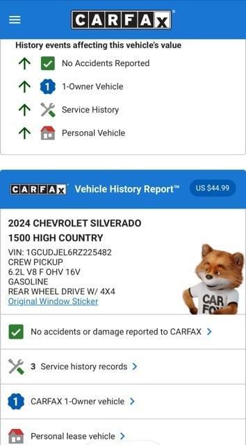 used 2024 Chevrolet Silverado 1500 car, priced at $59,794