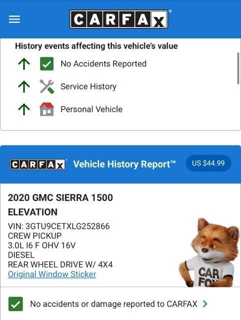used 2020 GMC Sierra 1500 car, priced at $28,974