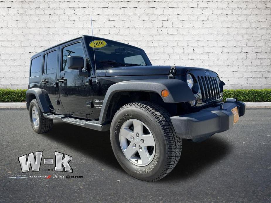used 2018 Jeep Wrangler JK Unlimited car, priced at $25,893