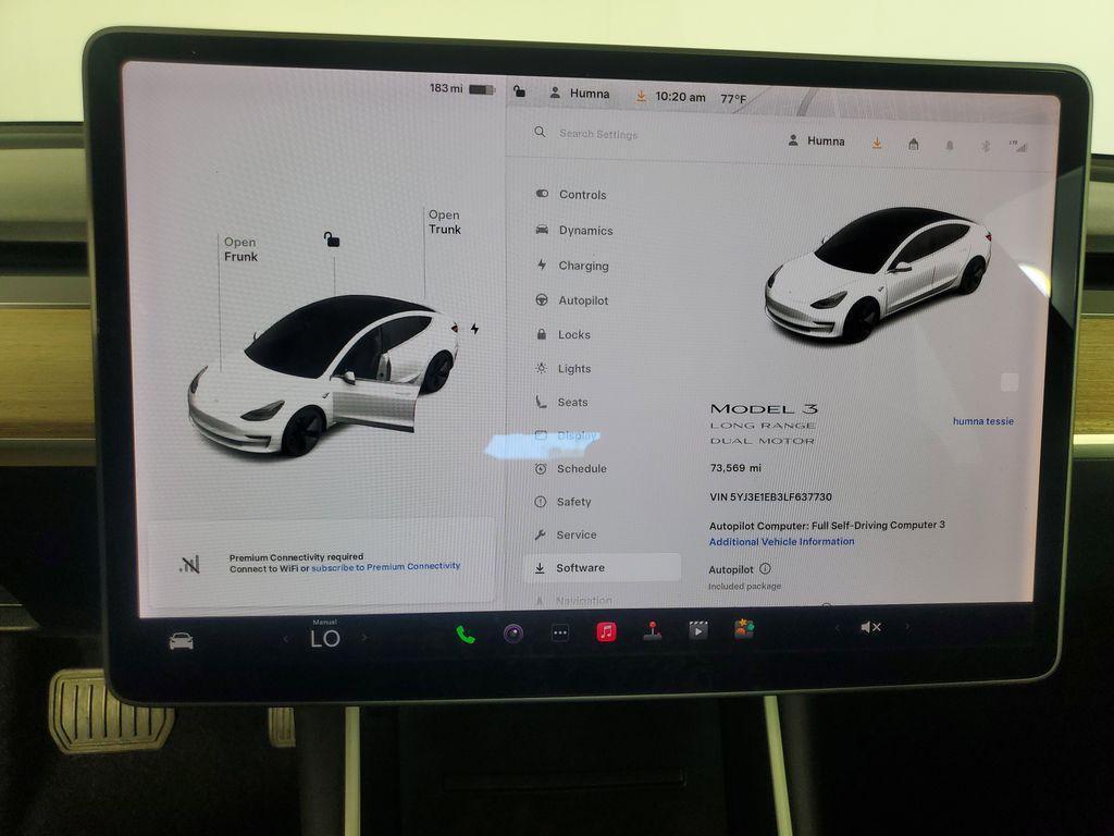 used 2020 Tesla Model 3 car, priced at $21,000