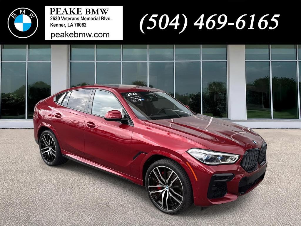used 2023 BMW X6 car, priced at $66,881