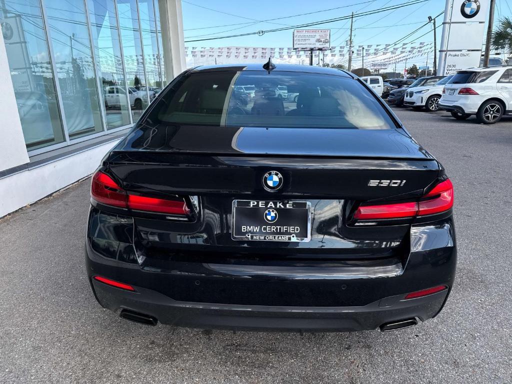 used 2023 BMW 530 car, priced at $44,491
