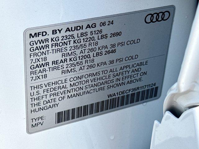 new 2024 Audi Q3 car, priced at $43,640