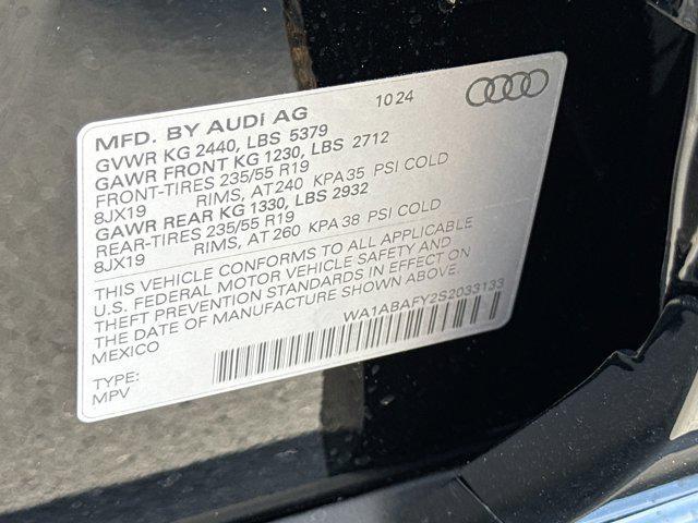 new 2025 Audi Q5 car, priced at $49,655