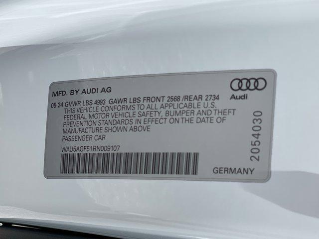 new 2024 Audi A5 car, priced at $67,800