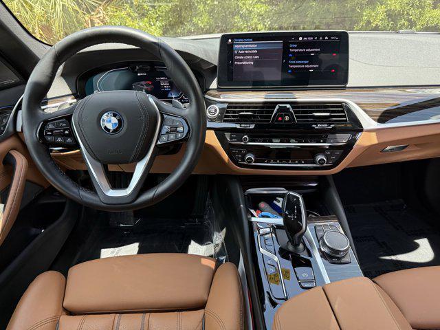 used 2023 BMW 530e car, priced at $38,588