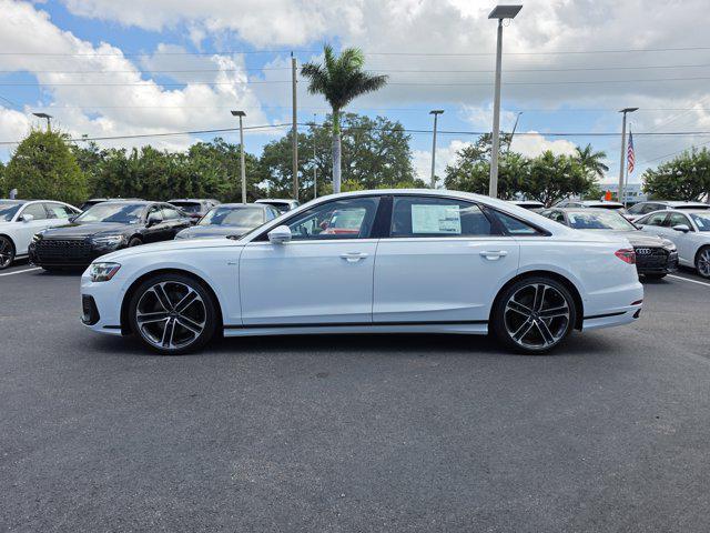 new 2025 Audi A8 car, priced at $103,515