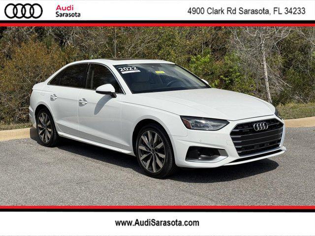 used 2022 Audi A4 car, priced at $28,988