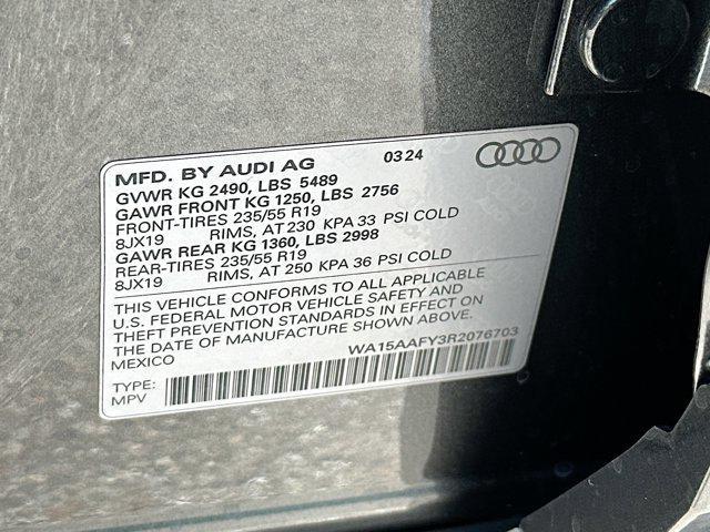 new 2024 Audi Q5 Sportback car, priced at $59,515