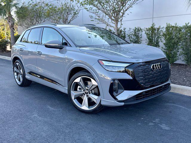 new 2025 Audi Q4 e-tron car, priced at $64,085