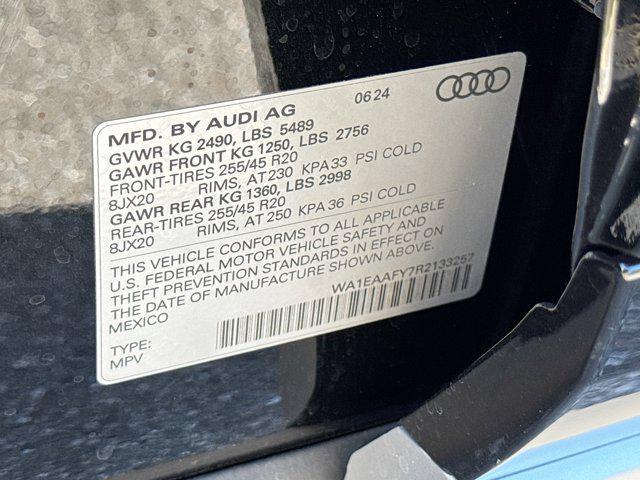 new 2024 Audi Q5 car, priced at $57,150