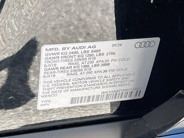 new 2024 Audi Q5 car, priced at $54,938