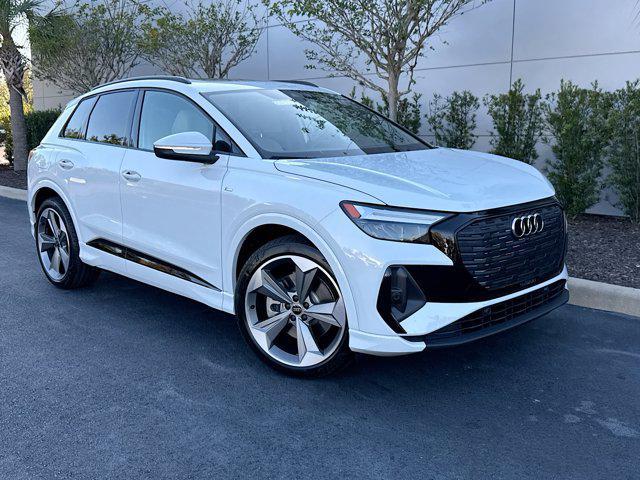 new 2025 Audi Q4 e-tron car, priced at $64,680