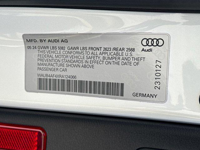 new 2024 Audi S4 car, priced at $67,880