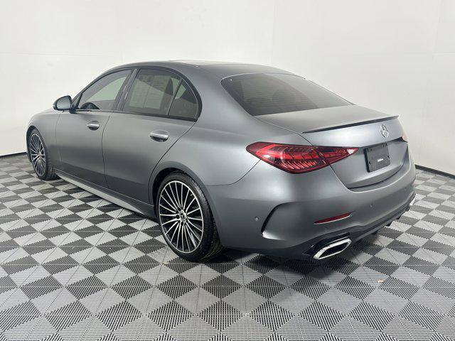used 2022 Mercedes-Benz C-Class car, priced at $34,998