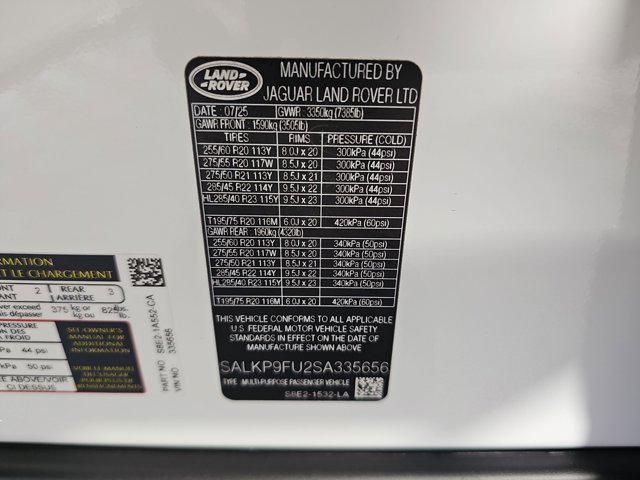 new 2025 Land Rover Range Rover car, priced at $123,575