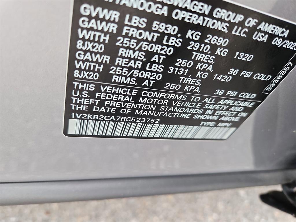 used 2024 Volkswagen Atlas car, priced at $35,987