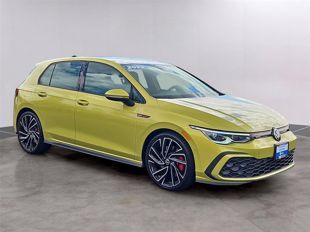 used 2022 Volkswagen Golf GTI car, priced at $25,999