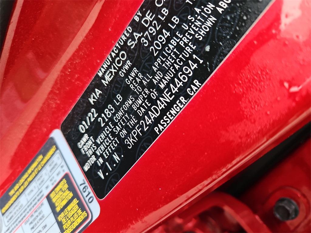 used 2022 Kia Forte car, priced at $18,987