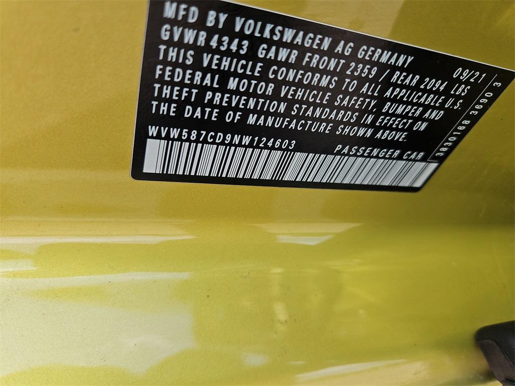 used 2022 Volkswagen Golf GTI car, priced at $29,999