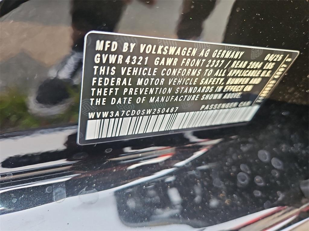 new 2025 Volkswagen Golf GTI car, priced at $39,380