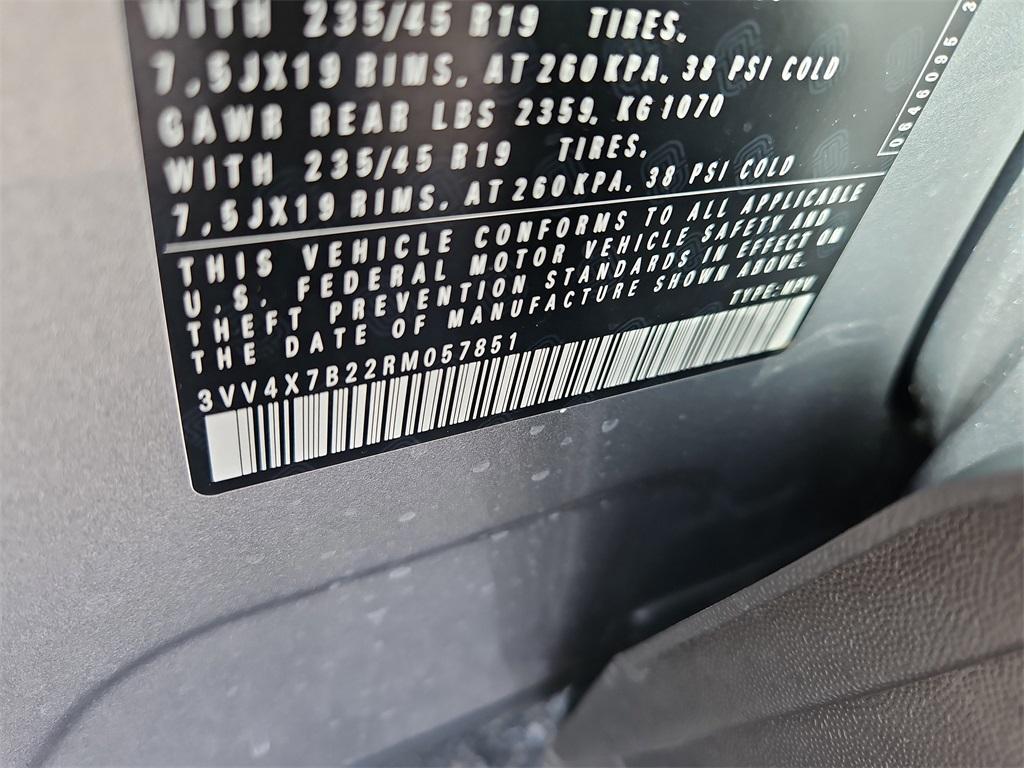 used 2024 Volkswagen Taos car, priced at $31,499