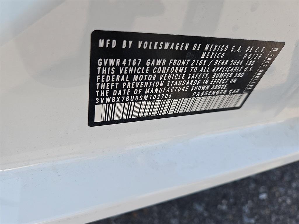 new 2025 Volkswagen Jetta car, priced at $25,370
