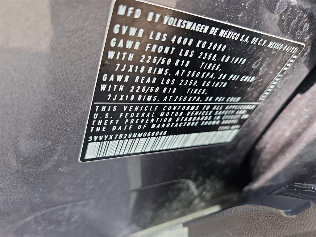 used 2022 Volkswagen Taos car, priced at $22,987