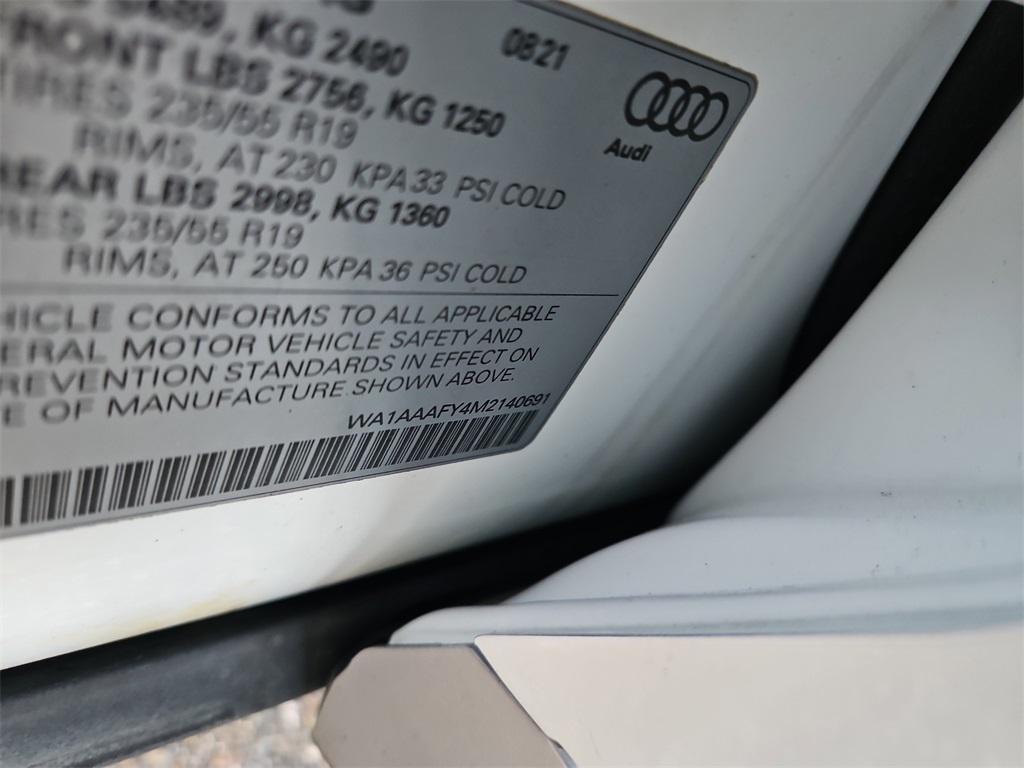 used 2021 Audi Q5 car, priced at $23,499