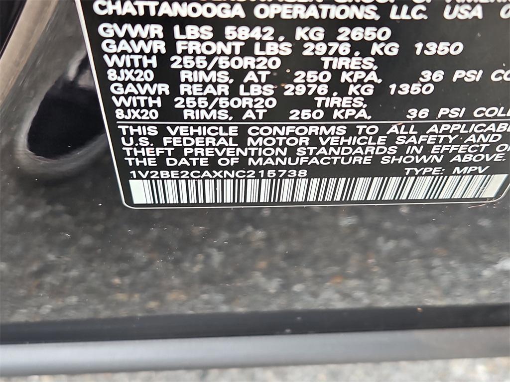 used 2022 Volkswagen Atlas Cross Sport car, priced at $22,299
