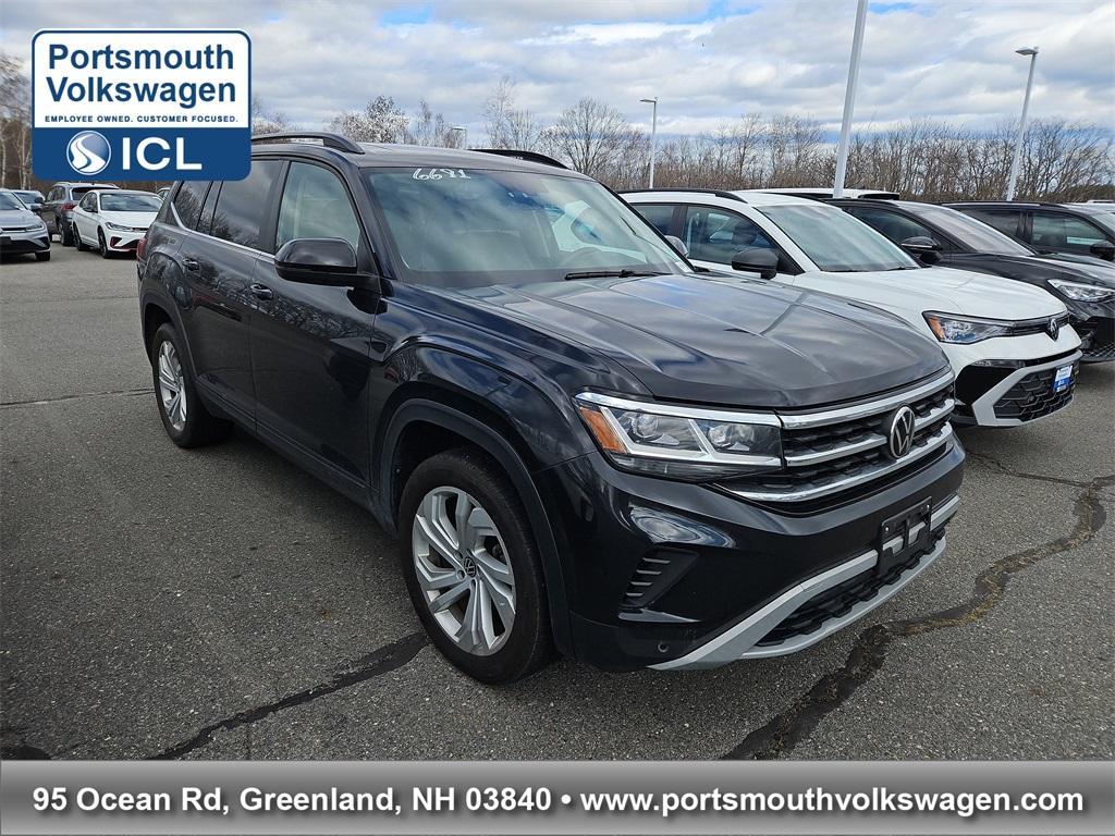 used 2021 Volkswagen Atlas car, priced at $30,987