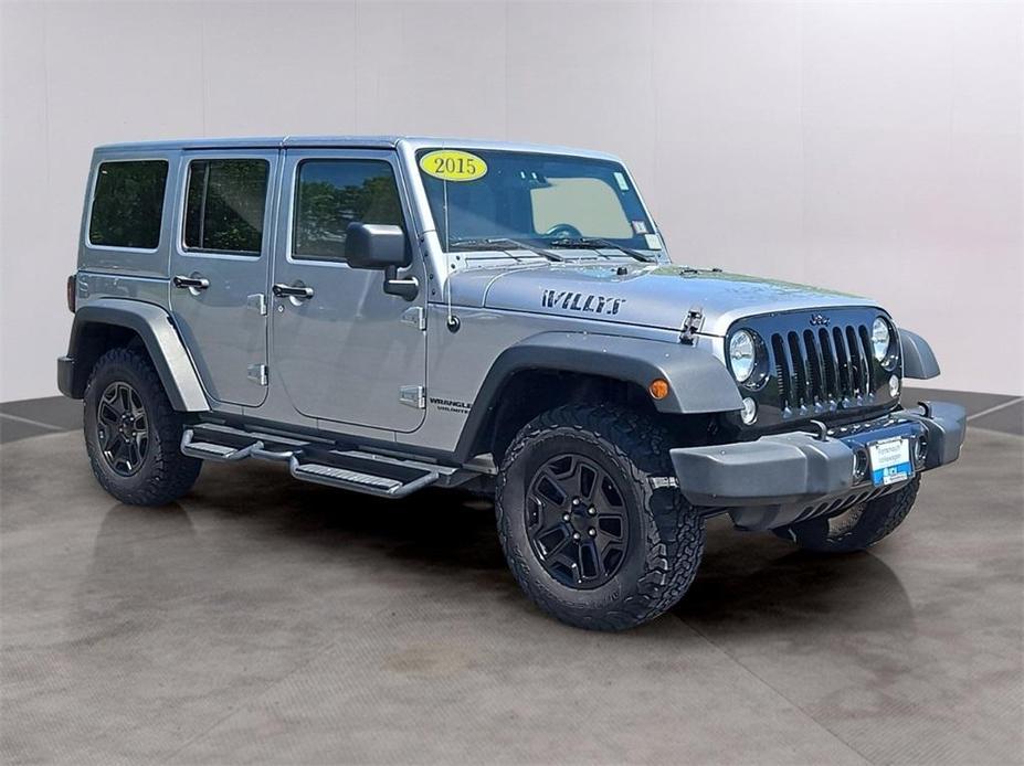 used 2015 Jeep Wrangler Unlimited car, priced at $20,987