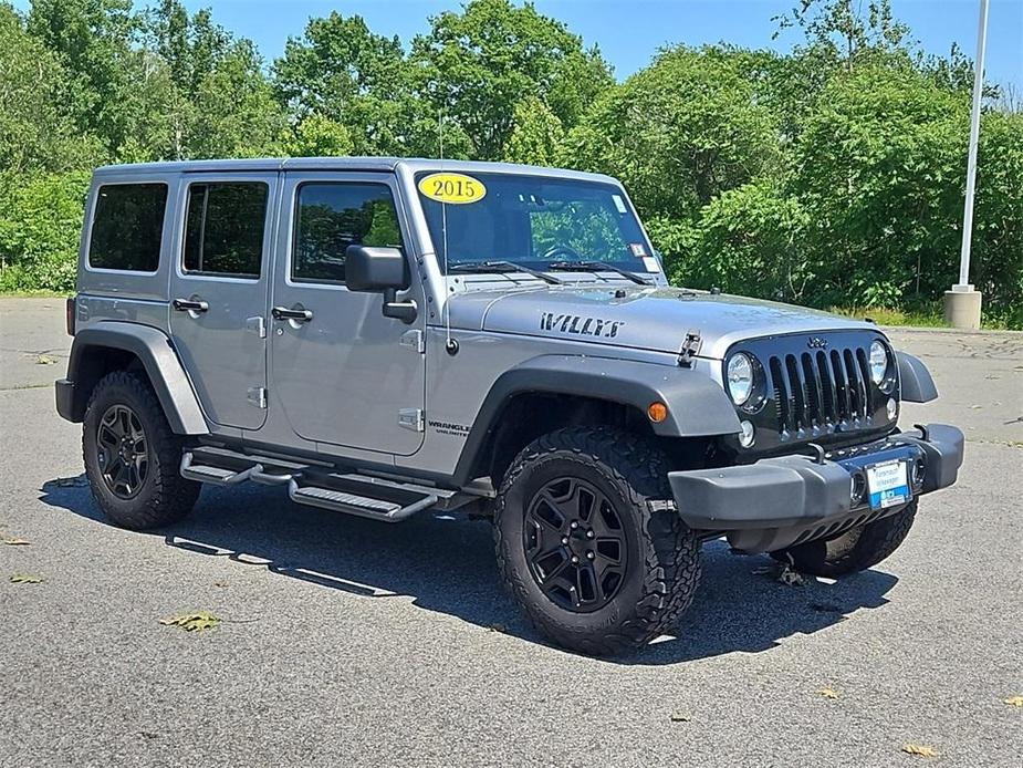 used 2015 Jeep Wrangler Unlimited car, priced at $20,987