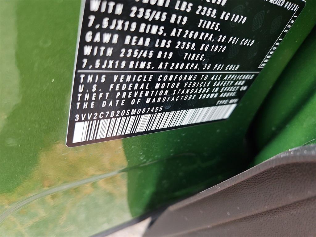 new 2025 Volkswagen Taos car, priced at $35,122