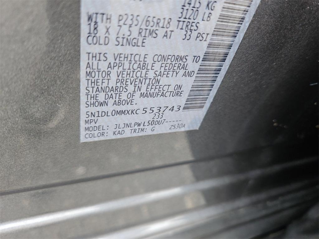 used 2019 INFINITI QX60 car, priced at $18,999